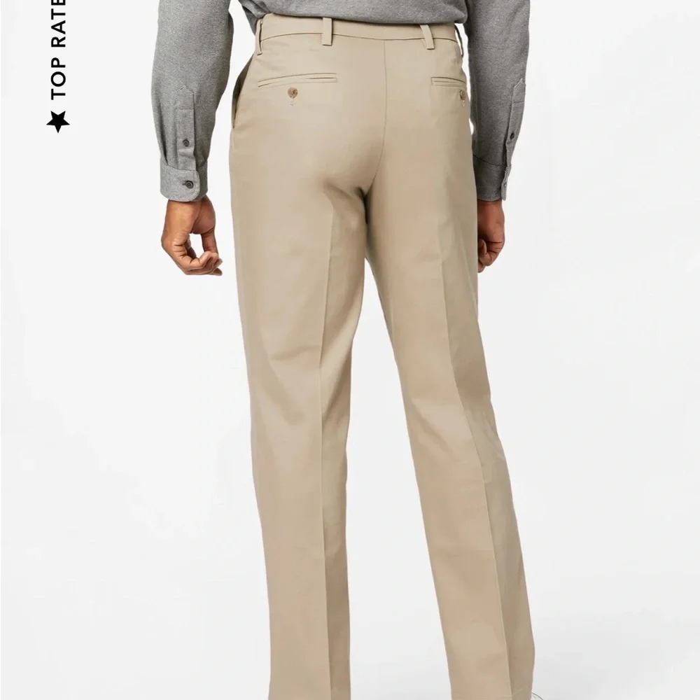 Dockers easy‎ khaki classic fit stretch pants no wrinkles size 40x30 NEW!